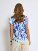 DESIRES Bluse in Angel Blue Print
