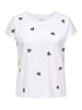 ONLY Carmakoma T-shirt in Bright White