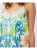 Esqualo Spaghetti Top Camisole Ozean Paisley in Creme