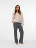 Vero Moda Strickpullover in Silver Gray