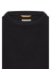 Camel Active Strickpullover aus reiner Baumwolle in Schwarz