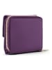 Lazarotti Bologna Leather Zip-Around Geldbörse Leder 12 cm purple
