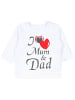 TupTam Unisex Baby Langarmshirt mit Spruch Aufdruck 3er Set in weiß