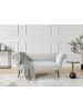 Beliani Chaiselongue NANTILLY in Grau/Schwarz - (W) 175 x (H) 76 x (L) 69 cm