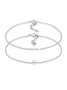 Elli Armband 925 Sterling Silber Geo, Kugel in Silber