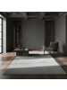 KADIMA DESIGN Outdoor-Teppich ENGADIN Bogenmuster Kurzflor Wohnzimmer Flur in Silber