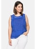 sheego Tanktop in royalblau