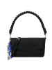 Desigual Half Trokel Schultertasche 31.5 cm in schwarz