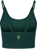 Hummel Hummel Bh Hmlmt Yoga Damen Schnelltrocknend Nahtlosen in DEEP TEAL/SULPHUR SPRING