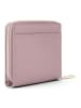 Lazarotti Bologna Leather Medium Zip-Around Geldbörse Leder 10 cm in rose