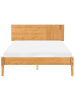 Beliani Doppelbett FLAVIGNAC in Braun - (W) 148 x (H) 90 x (L) 211 cm