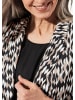 GOLDNER Kurzgröße:  Blazer Blazer gemustert in schwarz / weiß / beige / gemustert