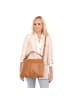 Toscanto Leder Schultertasche Toscanto Tasche tan, hellbraun ca. 37cm