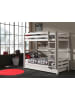 58 aufm Kessel ETAGENBETT Karolina 210x161x105 aus Massivholz in Weiß