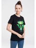 Logoshirt T-Shirt Marvel - Hulk Gesicht in schwarz