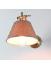 Licht-Erlebnisse Wandlampe (B)20 x (H)15 cm in Bronze hell glänzend Beige