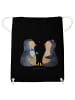 Mr. & Mrs. Panda Tasche Pinguin Pärchen ohne Spruch in Schwarz