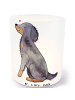 Mr. & Mrs. Panda Glas Windlicht Gordon Setter Moment ohne Spruch in Transparent