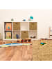 relaxdays 2 x Aufbewahrungskorb in Natur - (B)30 x (H)30 x (T)30 cm