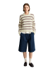 Marc O'Polo DENIM Gestreifter Strickpullover relaxed in Bright Yellow