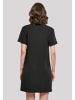 F4NT4STIC Damen T-Shirt Kleid Valentinstag xoxo Damen T-Shirt Kleid in schwarz