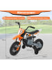 COSTWAY 12V Kinder Motorrad elektrisch in Orange