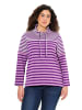 Ulla Popken Longsleeve in dunkles violett