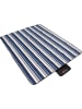 Normani Outdoor Sports Outdoor-Campingdecke, 140 cm x 180 cm Tundra in Blau gestreift