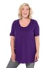 Ulla Popken Shirt in tiefes violett