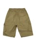 Forbest Cargo Bermuda Shorts Kurze Freizeit Hose mit Tunnelzug in Beige