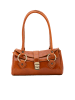 Viola Castellani Tasche mit Henkel in COGNAC