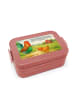 Mr. & Mrs. Panda MEPAL Bentobox Hahn Korn Design mit Spruch in Rot Pastell