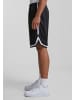 Urban Classics Mesh-Shorts in blkblkwht