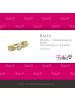 BALIA 333 Gelbgold - 8 Karat Damen Ringe Crossed Fingerring 58 (18,5)