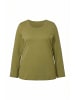 Ulla Popken Shirt in avocado grün