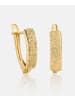 Diamant L'éternel Ohrringe aus 585 Gelbgold