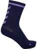 Hummel Hummel Socks Elite Indoor Multisport Unisex Erwachsene Atmungsaktiv Feuchtigkeitsabsorbierenden in MARINE/PAISLEY PURPLE