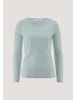 Hessnatur Longsleeve Slim aus Bio-Schurwolle und TENCEL™ Lyocell in polargrün