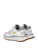 Versace Weiß Stoff Athletik Sneaker