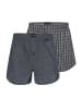 Schiesser Boxershorts Web in Schwarz