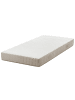 Beliani Matratze SPRINGY in Weiß/Beige - (W) 90 x (H) 20 x (L) 200 cmH2/3 Mittel