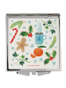 Mr. & Mrs. Panda Schminkspiegel Winter mit Spruch in Bunt