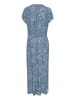 Kaffe Kleid KAjennifer Regular fit in Blue Mirage/Lunar Rock Leaves