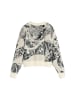 Desigual Pullover 'Bouquet Lacroix' in weiß