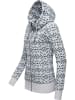 ragwear Sweatjacke Cinda Zip in Light Grey