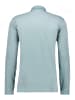Ragman Softknit-Polo mit Brusttasche, Langarm in Grün