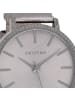 Oozoo Analog-Armbanduhr Oozoo Timepieces silber groß (ca. 44mm)
