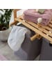 Lumaland Wäschekorb Bambus 73x64x33cm rosa 2 Wäschesäcke Rosa