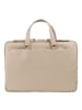 DuDu Pocket Aktentasche Leder 36 cm Laptopfach in grigio sabbia