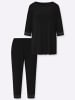 creation L Schlafanzug in schwarz